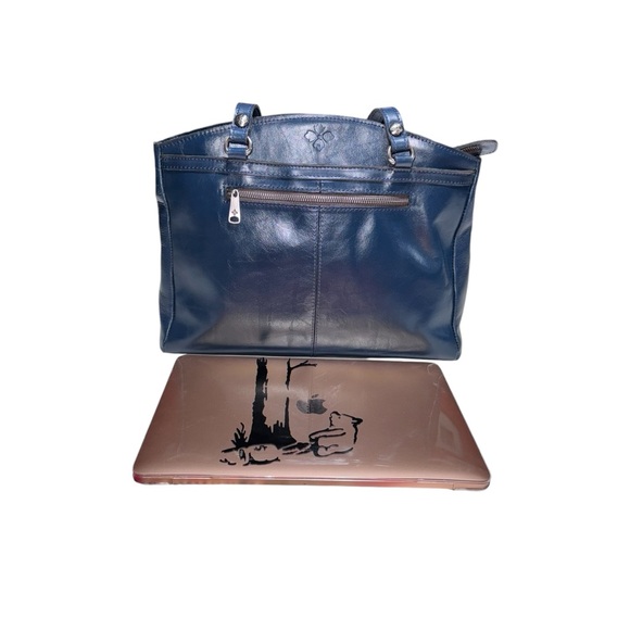 Patricia Nash (NWT) Poppy Genuine Italian Leather, Tote/Lap Top Bag - Picture 5 of 11